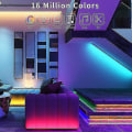 Miniatyrbilde 4 av 5: LED Strip Lys 20m Ultralange LED Lys Stripe Musikk Synkronisering, App Kontroll Med Fjernkontroll, LED RGB LED Lys For Soverom, DIY Fargevalg LED Tape Lys RGB 24V US