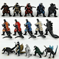 Miniatyrbild 4 av 4: Godzilla 2 King Of The Monster Shin Kaiju Gigan Ghidorah 10pc Toy Figures Sets A