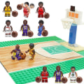 Miniatyrbild 2 av 4: Nba Basketball Court Building Blocks Star Jordan Kobe Minifigure Puppet Ornament Building Blocks C