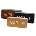Miniatyrbild 4 av 4: 2022 New Simple Square Alarm Clock (display Time, Date And Temperature) In Various Colors