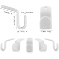 Miniatyrbilde 4 av 5: 30 stk Kleshenger Koblingskroker Mini Kaskadestabel For Skap Garderobe Plassbesparende 40pcs