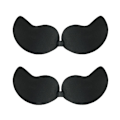 Miniatyrbild 1 av 4: 2 Pack Self Adhesive Invisible Bra Push Up Backless Bras Mango Cup Black c