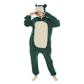 Miniatyrbillede 1 af 4: Snorlax Cosplay Hjemmedragt i Én Del, Høj Kvalitet S
