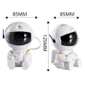 Miniatyrbild 3 av 4: Star Projector Light Starry Night Ambient Night Light Astronaut Laser Nebula Light #white Star White star model