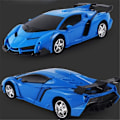 Miniatyrbild 4 av 4: Remote Controlled Car, 2 In 1 Transformer Robot Car, One Touch Transforming Remote Controlled Transformers Car & Robot Transformable, Car Toy Educatio