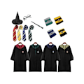 Pikkukuva 3 / 3: Harry Potter 6 osainen taikuri cosplay naamiaisasu viitta puku Red 115cm