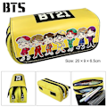 Miniatyrbild 2 av 2: Bts Children Double-layer Pencil Case Large Capacity color-2