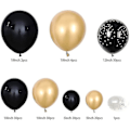 Miniatyrbillede 2 af 4: Festballoner - 136 Dele DIY Guld og Sort Guirlande Ballonsæt, Velegnet til Fødselsdag/Fest/Jul/Bryllup og Helligdage