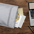 Miniatyrbild 3 av 4: Fireproof Document Bag With Two Pockets Two Zippers,file Storage Bag