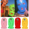 Miniatyrbilde 2 av 4: Neon Maske Vinterdeksel 10 Farger Halloween Lue For Fest Motorsykkel Sykkel Ski Green-B