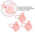 3pcs  Creative Silicone Straw Tips Cover Drinking Straw Plugs For Straw Use