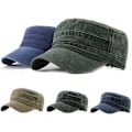 Miniatyrbilde 1 av 4: Militær Hatt Caps Army Cadet Menn Kvinner Casual Baseball Størrelse Justerbar Stropp Khaki