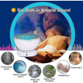 Miniatyrbillede 4 af 5: LED Projektorlampe, Ocean Waves Projektor Natlampe med Fjernbetjening, Timer / 7 Farvetilstande / 6 Musiklyde, Til Soveværelse / Børn / Jul / Gave