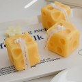 Miniatyrbillede 4 af 4: 1 Styk Håndlavet Ostelys Trekant Firkant Duftlys Bønnevoks Duftlys Kreativt Hjem