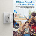 Miniatyrbild 3 av 5: Wifi Extender Signal Booster Up To 2640sq.ft The Newest Generation, Wireless Internet Repeater EU Plug