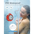 Miniatyrbild 3 av 4: Outdoor Waterproof Bluetooth Speaker,wireless Portable Mini Shower Travel Speaker With Sub Red