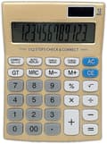 Sxbd Standard Function Desktop Calculator, Solar Battery Dual Power With 12 Digit Large Lcd Display Basic Calcu