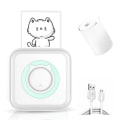 Miniatyrbild 1 av 5: Mini Pocket Sticker Printer, Bluetooth Wireless Portable Mobile Printer Machine Thermal Printer For Notes, Memo, Photo, Pocket Label Receipt Printer C option 4