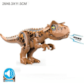 Miniatyrbild 1 av 2: Brutal Raptor Building Jurassic Blocks World Mini Dinosaur Figures Bricks Dino Toys For Children Dinosaurios Q