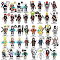 Miniatyrbilde 2 av 2: Naruto Røykte Bygningsblokkene Uzumaki Naruto Uchiha Med Jordflagg Tre Kakashi Enkelt Plug-in Leke 2 random minifigures