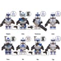 8pcs Children's Assembled Toys Echo Jesse Rex Minifigure Educational Building Blocks