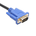 Miniatyrbillede 2 af 3: To kabeladapter 6ft 1080p forgyldt han til han videoadapter konverteringskabel til videoadapter konverteringskabel kompatibel til computer bærbar projektor