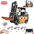 Miniatyrbild 1 av 4: Technical Remote Control Electric Forklift Building Blocks App Rc Cars Engineering Vehicle Bricks Educational Toys For Childrenwithout Original Box