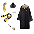 Pikkukuva 1 / 3: Harry Potter 6 osainen taikuri cosplay naamiaisasu viitta puku Yellow 135cm