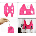 Miniatyrbillede 2 af 4: Kæledyrspleje Hængekøje Hjælper Assistent Multifunktionelt Tørt Håndklæde Kat Hunde Fastholdelsespose pink M
