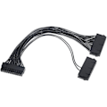 Miniatyrbillede 1 af 4: Computer Case Bundkort Strømforsyning Linje 24pin Strømforlængerledning 24p Adapterkabel Atx24 Pin Forlængerledning