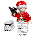 Miniatyrbild 5 av 5: 8pcs Christmas Puzzle Assembled Building Block Minifigure Toys