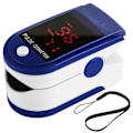 Miniatyrbillede 1 af 5: Automatisk Digital LCD Display Håndledsmonitor Puls Måler Hvid Praktisk at Bære Oximeter