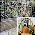 Miniatyrbillede 5 af 5: 2 Pakke Kunstig Kirsebærblomst Guirlande Vægophæng Kirsebærranke Silke Blomster Guirlande Blomsterstreng Falske Blomster Guirlande