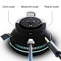 Pikkukuva 4 / 5: Langattomat Bluetooth-kuulokkeet Over Ear -stereokuulokemikrofoni