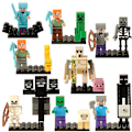 Miniatyrbillede 1 af 4: 8 stk. Figursæt Actionfigur Minifigurer Børnelegetøj Fødselsdagsfestgaver Til Voksne Og Børn Drenge Piger