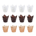 Miniatyrbillede 3 af 3: 150 Stykker Muffinforme Papir Tulipanforme Bageforme Cupcakeforme