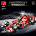 Miniatyrbilde 2 av 5: 2022 Ny T2018 55001 Ferraring F1 Racing Formelbil Kjøretøy Samlemodell Bil Leker Byggeklosser Moc Leke Gave Barn Bursdagt5001 Ingen Original Esk