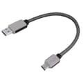 Pikkukuva 3 / 4: 0,2 m punottu USB 3.1 - USB Type-C USB-datan synkronointi- ja latauskaapeli puhelimelle