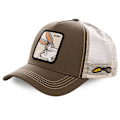 Pikkukuva 1 / 4: Mikki Snapback puuvillainen baseball-lippis & Dad Mesh / Trucker-hattu BUNNY BROWN