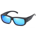 Miniatyrbillede 1 af 2: Polariserede Over Briller Wraparound Pasform Over Briller Blue