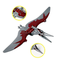 Miniatyrbillede 4 af 4: Dinosaur Byggeklodser Tyrannosaurus Rex Pterosaur Stegosaurus Brachiosaurus Velociraptor Bullosaurus Børne Puslespil Legetøj 20 stk