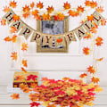 Miniatyrbillede 4 af 4: Efterår Græskar Sækkelærred Banner Efterår Sækkelærred Banner Buffalo Plaid Græskar Krans Thanksgiving Høst