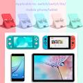 Pikkukuva 3 / 4: Säädettävä Yksivärinen Pelikonsolin Tukiteline Nintendo Switchille Pink