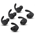 Miniatyrbillede 1 af 5: 6 Stk. In-ear Tip Cover In-ear Tip Blødt Silikone Læder Til Huawei Xsport/honor Am61 black