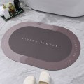 Pikkukuva 1 / 4: Erittäin Imukykyinen Kylpymatto Nopeasti Kuivuva Kylpyhuoneen Matto Liukumaton Eteisen Ovimatto Nappa Nahka Lattiamatot WC-Matto Kodin Sisustus 01 Red 60x90cm