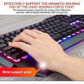 Miniatyrbild 5 av 5: Desktop Laptop Mechanical Keyboard Rgb Led Backlight Plug And Play Ergonomic Design Waterproof Gaming Keyboard Rgb Backlight White