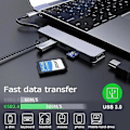Miniatyrbild 4 av 4: 6 In 1 Usb C To Usb 3.0 Hdmi-compatible Dock