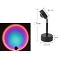 Miniatyrbild 2 av 5: 180 Degree Rotation Sunset Lamp,romantic Visual Sunset Projection Lamp,with Usb color 3