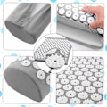 Miniatyrbild 2 av 5: Multi-use Relaxation And Massage Shiatsu Cushion And Pillow Set (grey) grey