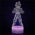 Miniatyrbild 1 av 3: 3D Illusion Lamp 7 Colors Optical Change Touch Light USB and Remote Control Art Deco Make A Romantic